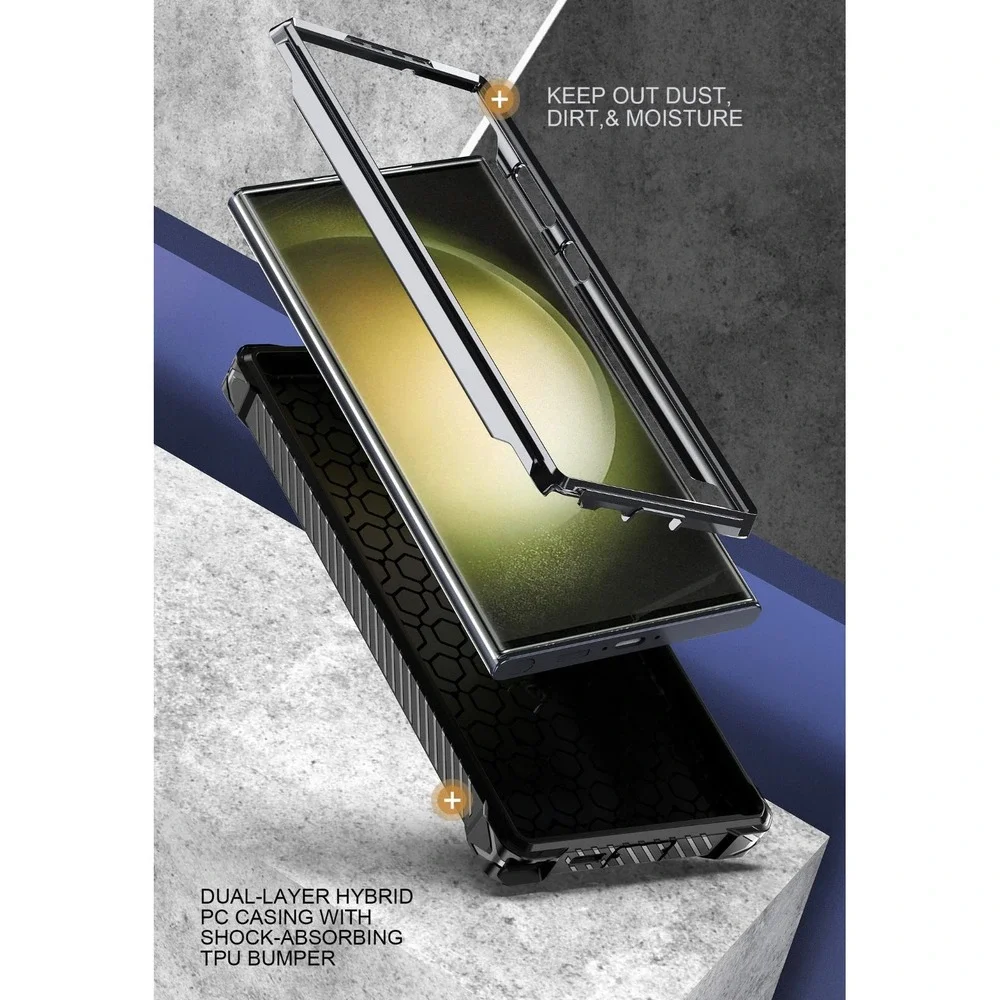 Galaxy S23 Ultra Case Military Grade Shockproof Rugged Kickstand Ring Cover New